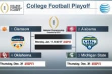 2015-16 College Football Playoff Semifinal pairings announced