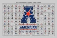 2016 American Athletic Conference Football Helmet Schedule