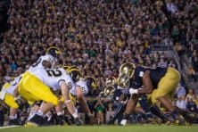 Michigan and Notre Dame to renew football series in 2018