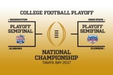 2016-17 College Football Playoff semifinal pairings announced