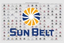 2017 Sun Belt Conference Football Helmet Schedule