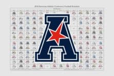 2018 American Athletic Conference Football Helmet Schedule