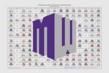2018 Mountain West Conference Football Helmet Schedule