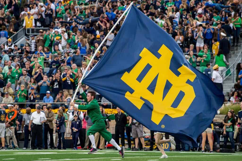 notre dame football schedule 2018 time zone