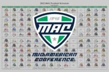 2022 MAC Football Helmet Schedule