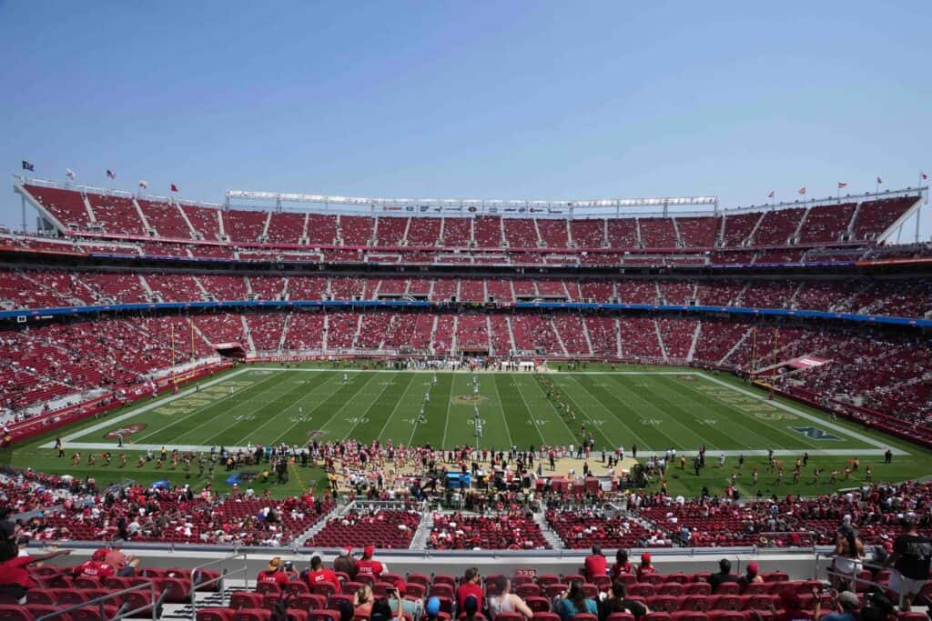 Tonight, Thursday Night Football kicks off from Santa Clara — recently  chosen to host Super Bowl LX. Which city should be next? #Gameday