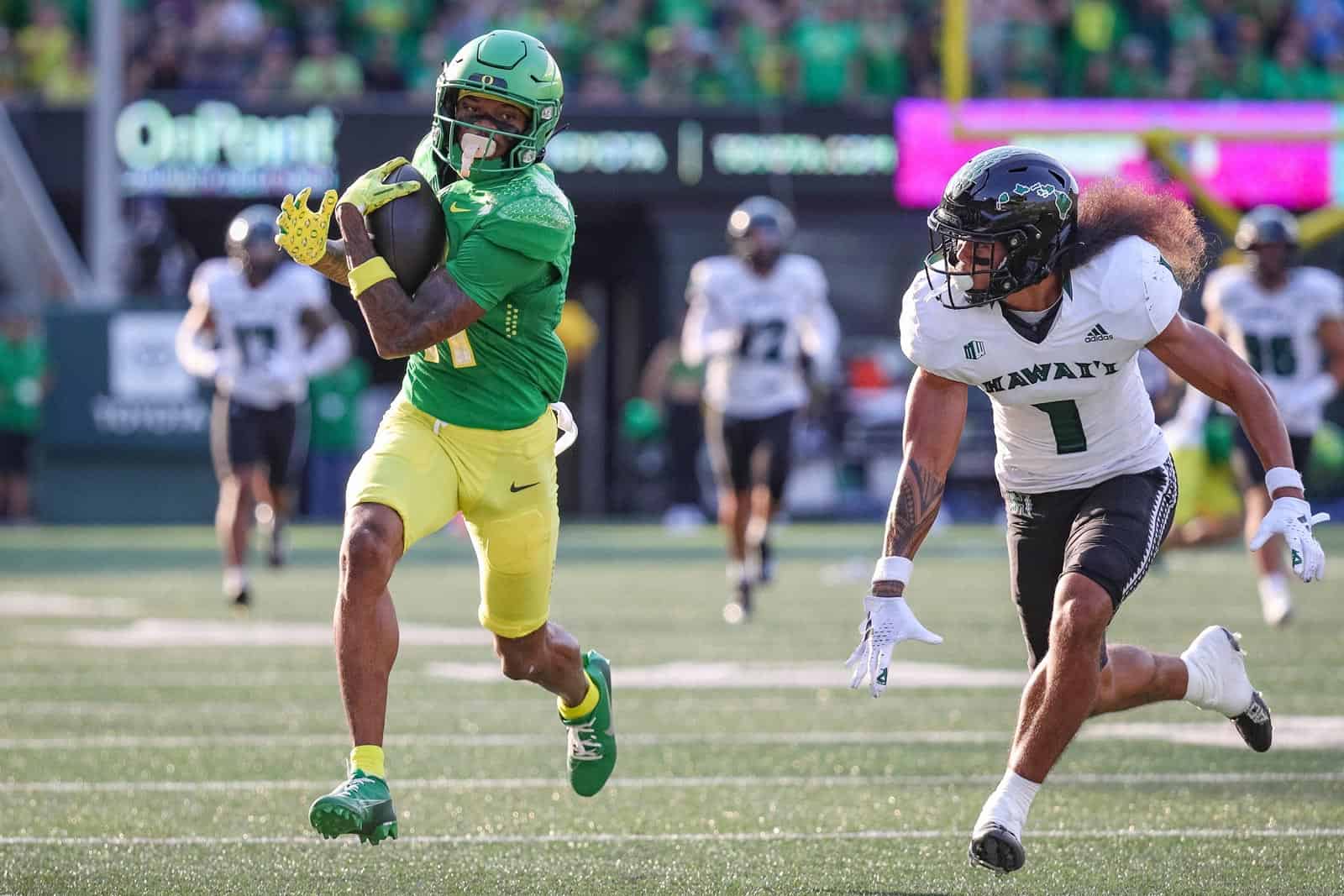 Oregon cancels football game against Hawaii in 2024, per report