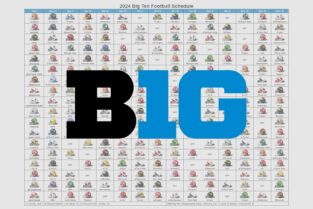 2024 Big Ten Football Helmet Schedule