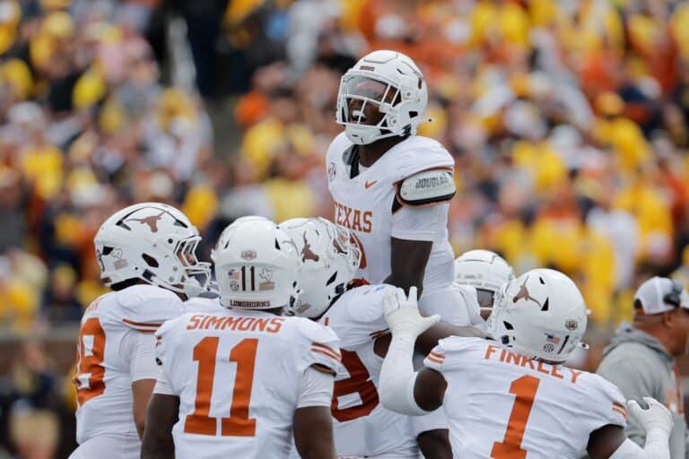 College football rankings Texas moves up to second in AP Poll