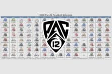 2026 Pac-12 Football Helmet Schedule