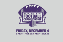 2026 Mountain West Football Championship set for Friday night kickoff