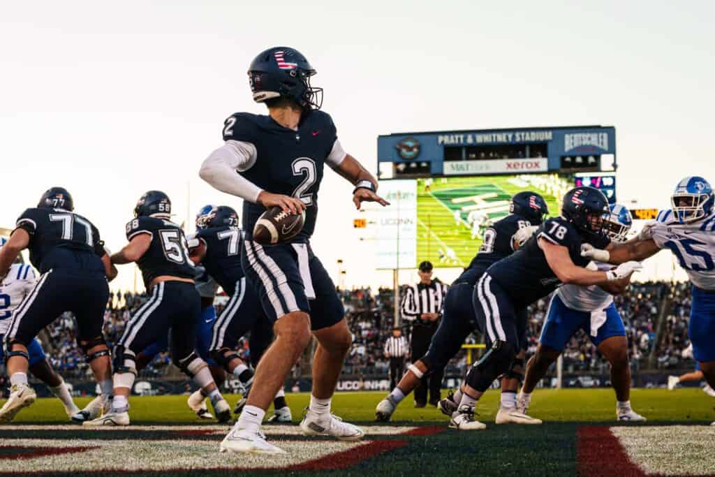 UConn sets kickoff times for seven home football games in 2026